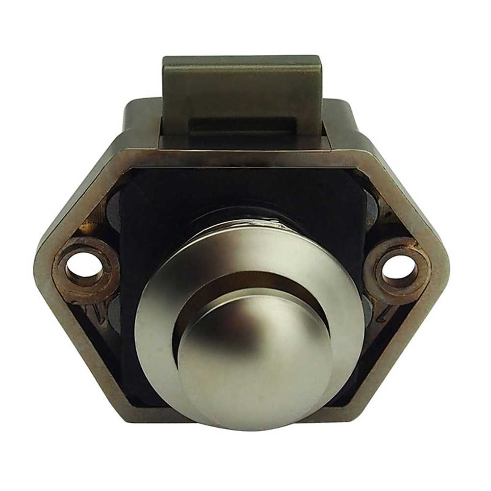 Mini Push Lock Diameter 20mm RV Knob Caravan Motor Home Offi-图2