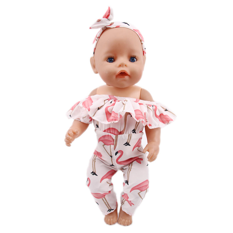 Doll Clothes Flamingo Kitty Pepa Pig George Dsiney Elsa Dres - 图0