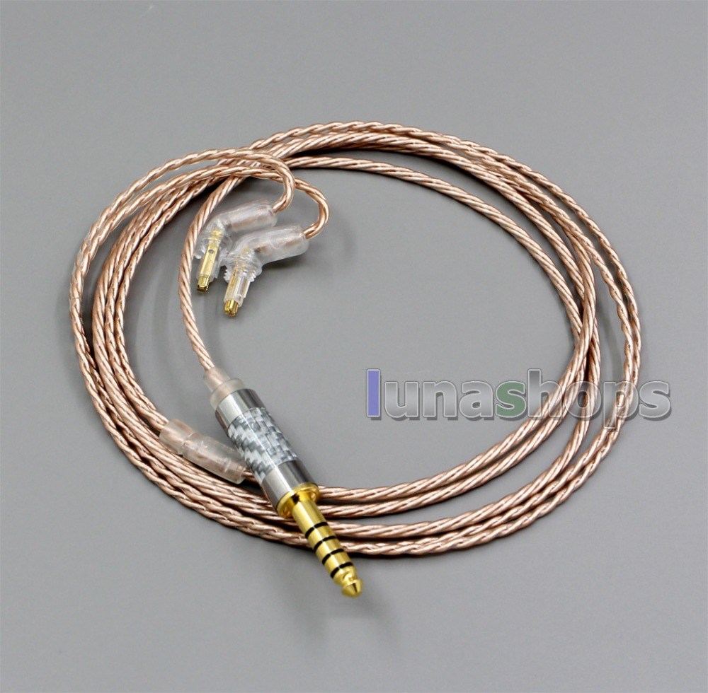 LN006365 Hi Res Silver Plated XLR 3.5mm 2.5mm 4.4mm Earphon-图1