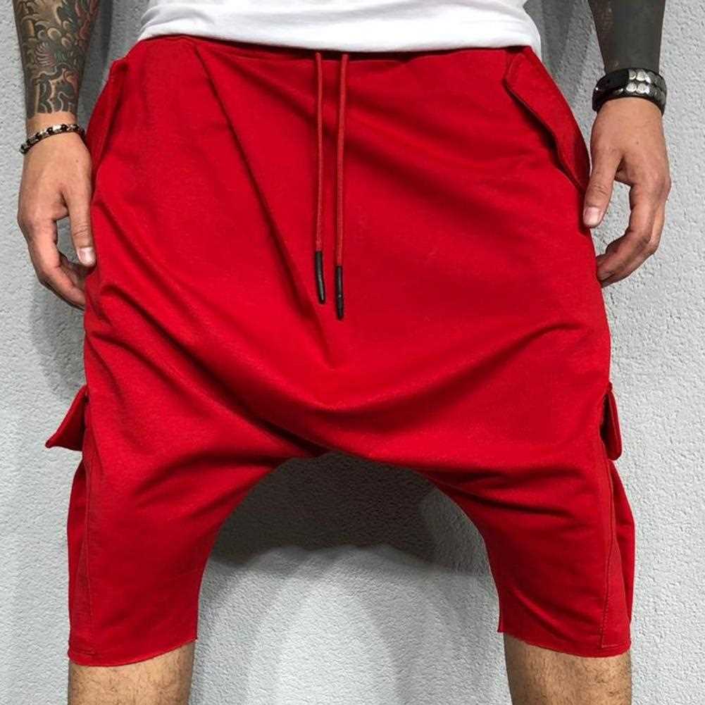 Men Harem Pants Summer fashion Adjustable Micro-elastic Soft - 图2