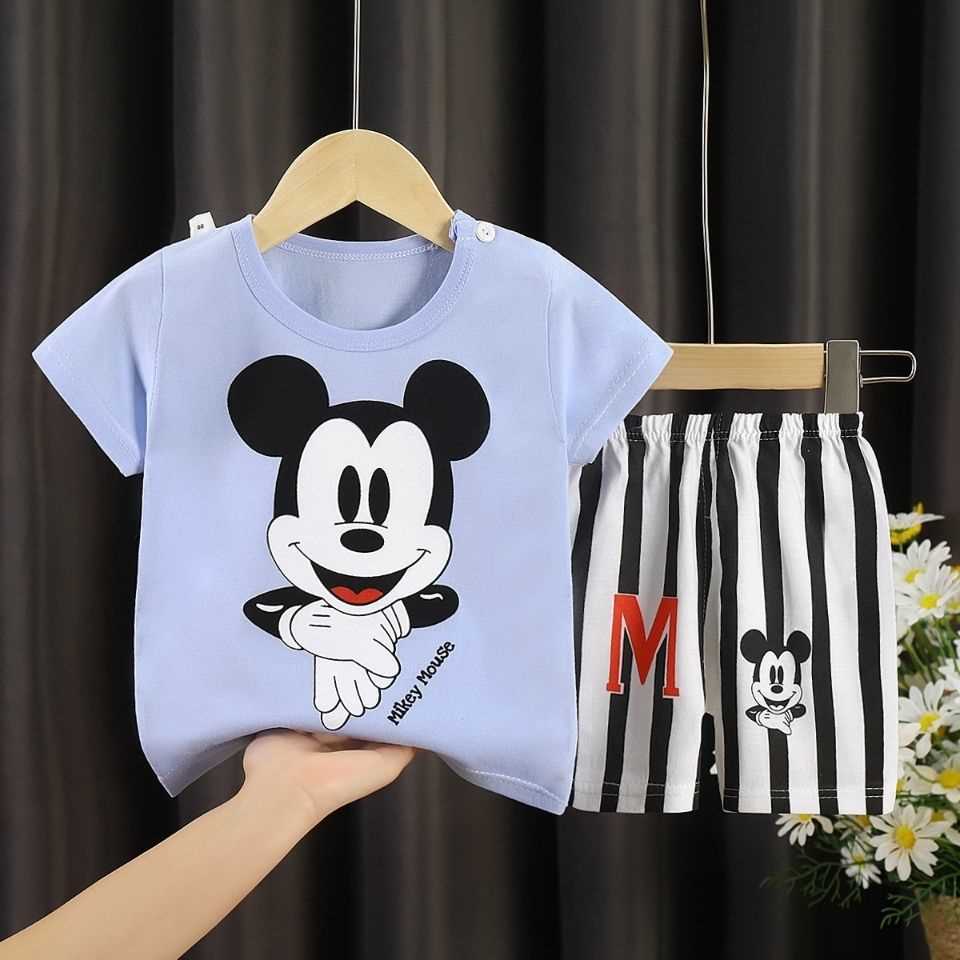 Summer Children Clothes Sports Clothes For Baby Girl Boy Tsh - 图0