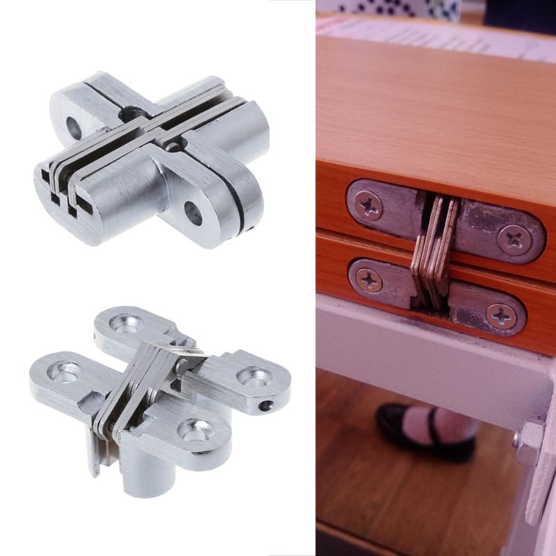 Hidden Cross Hinge Concealed Mortice 180 degree Opening Fold - 图1