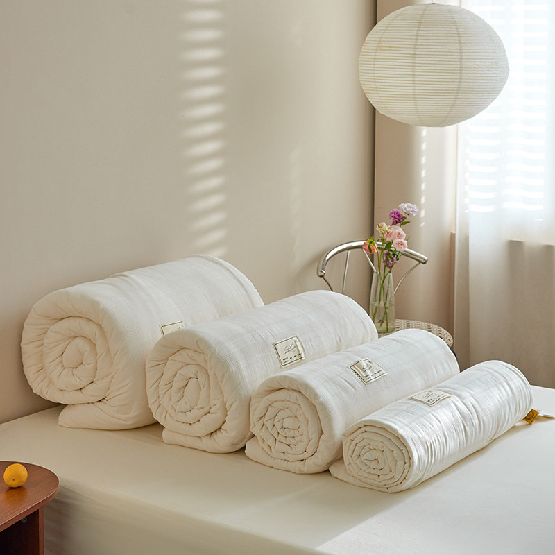 冬季加厚A类全棉双层纱50%李官奇大豆被子被芯保暖冬被春秋被夏被,淘宝优惠券,粉丝福利购,淘宝优惠卷