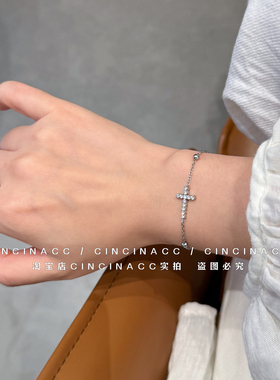 无品牌女钛钢日韩亮钻手链