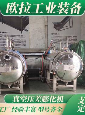 苹果脆片真空膨化机全自动真空果蔬干燥设备大枣真空膨化