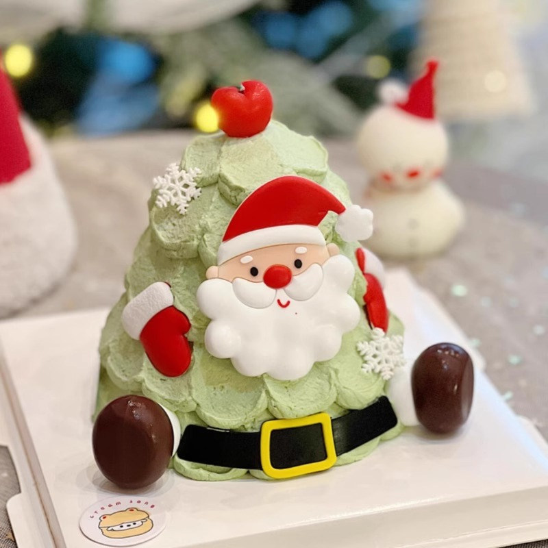 2024圣诞节造型圣诞老人蛋糕装饰软胶小脚雪花星星蜡烛烘焙插件,淘宝优惠券,粉丝福利购,淘宝优惠卷