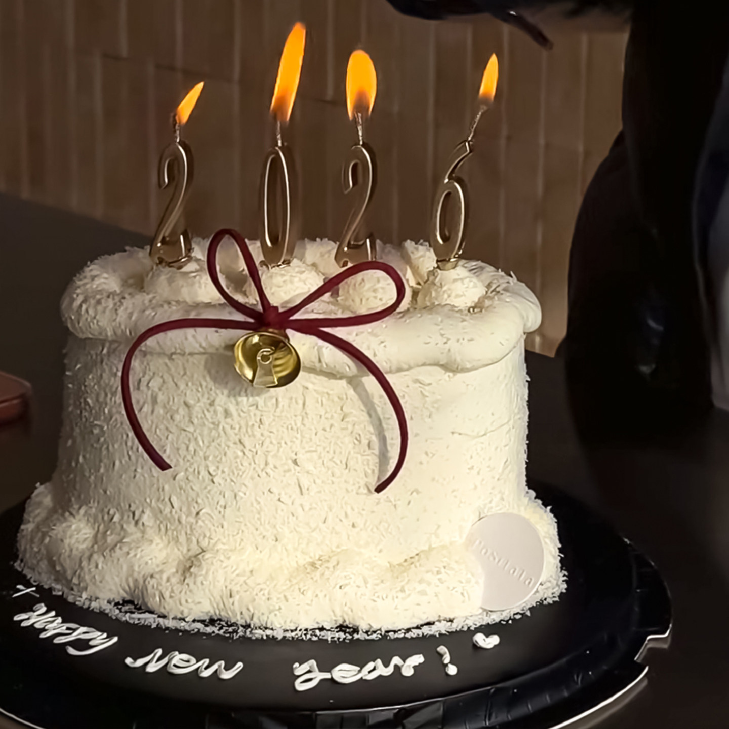 简约2026新年跨年迷你数字蜡烛蛋糕装饰DIY蝴蝶结丝带小铃铛装扮,淘宝优惠券,粉丝福利购,淘宝优惠卷