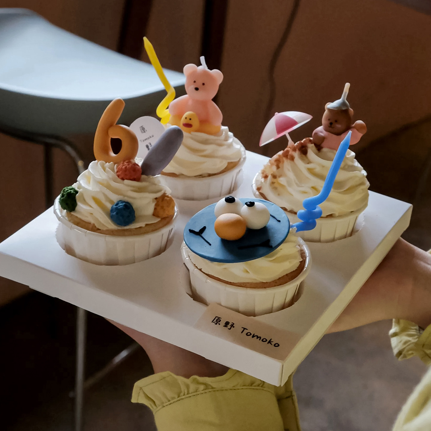 爆款六一儿童节纸杯蛋糕装饰4粒甜品打包盒软胶款61插件小熊蜡烛,淘宝优惠券,粉丝福利购,淘宝优惠卷