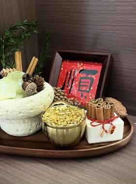 【家居好物】招财桌面摆件客厅玄关家居摆件聚宝盆乔迁新居装饰品