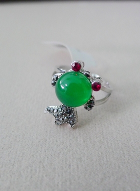 内径1.8CM绿色鱼会活动的