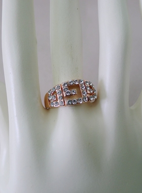 几何镂空76A-13女士镶钻小号简约