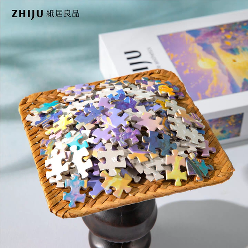 纸居良品拼图1000片成人减压春忆江南国潮玩具插画男女节日礼物 - 图2