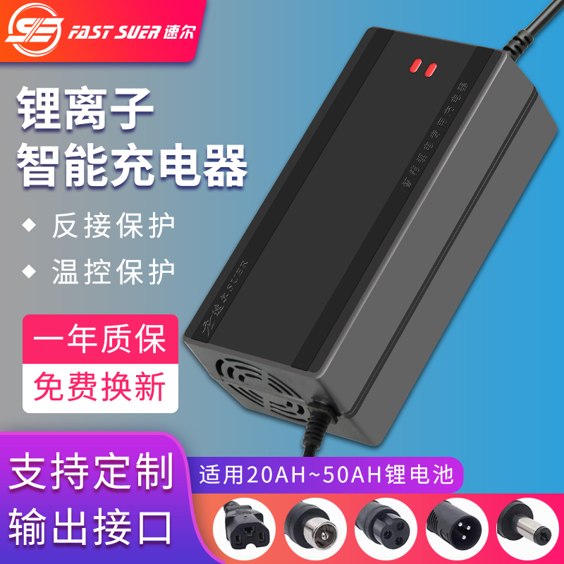 绿源锂电池充电器48V 2A锂电车充电器 54.6V2A锂离子电动车充电器 - 图3