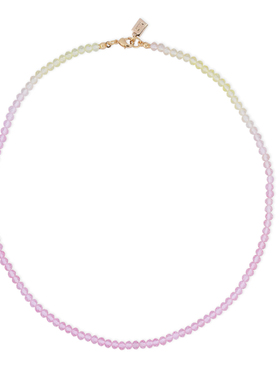 官同款 42cm出口CH挪威小熊夏季渐变珠项链