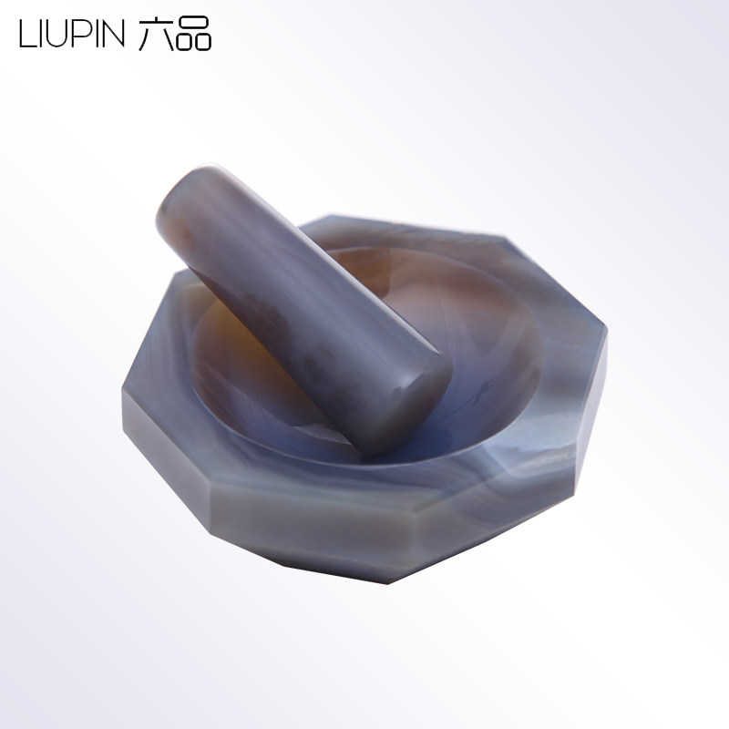 玛瑙研钵耐磨实验室家用中药研钵玛瑙研钵棒套装包邮_虎窝淘