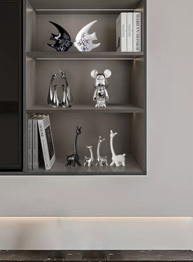 高档轻奢小鹿酒柜装饰品摆件