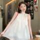 ການອອກແບບ sleeveless halter neck polka dot shirt women's summer shirt bow vest Korean style loose hot girl top