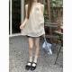 Bow knot polka dot halter neck shirt shirt for women summer new style French gentle style sleeveless shirt design niche top