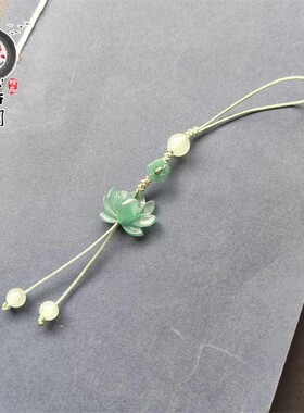 小清新旗袍胸前压襟坠茶服挂饰