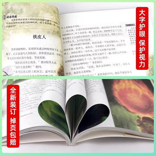 绿野仙踪三年级必读正版原著彩图精编老师推荐二年级三年级小学生课外必读书籍儿童文学获奖作品小学生阅读书籍少儿读物绘本故事书 - 图2