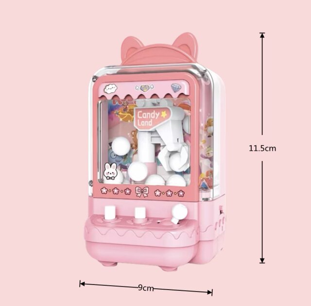 Cute candy grabbing machine, children's creative ball grabbing machine, claw machine shaped toy, gift for children, supermarket supply