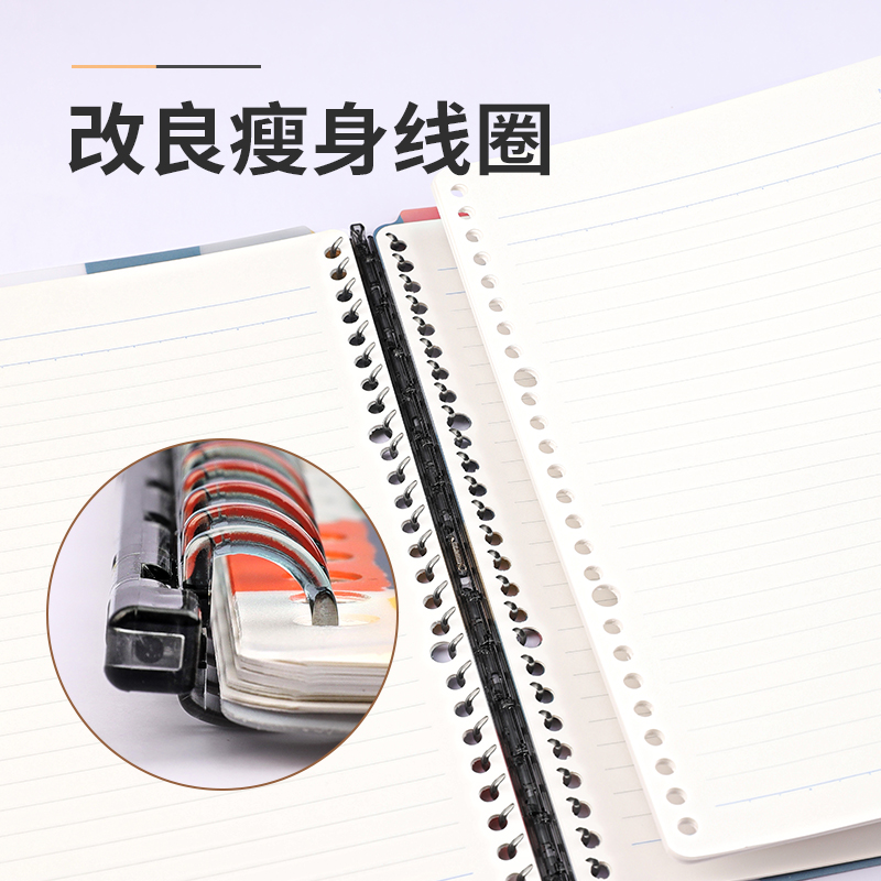 日本kokuyo国誉sousou联名限定smartring轻薄活页本可拆卸外壳活页夹装订清新高颜值B5线圈campus本子A5-图1