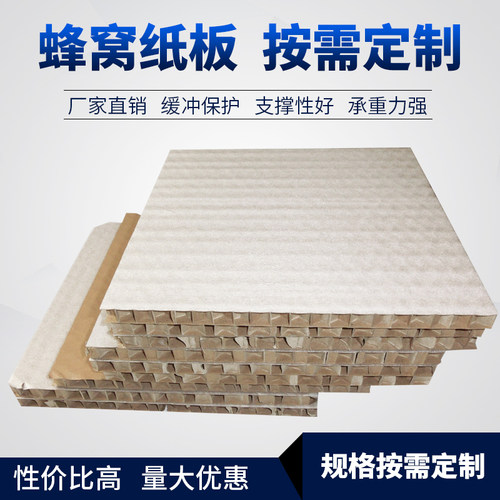 蜂窝纸板缓冲板家具板广告板蜂窝板模型板隔音墙体高强纸板蜂窝-图1