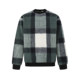 MRCYC mohair color-blocking pullover sweater men's winter loose warm top Korean trendy round neck knitted sweater