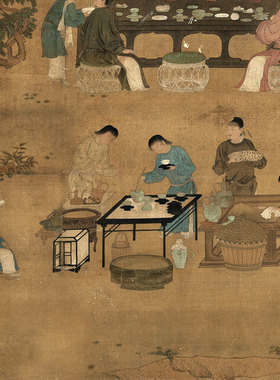 唐文会图文人画古代人物书画