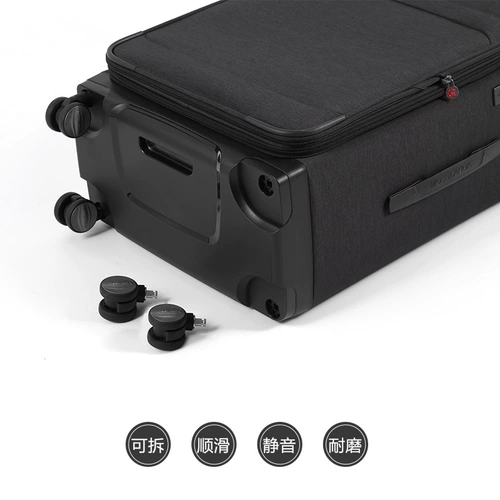 Чемодан, вместительный и большой комплект, 20 дюймов, 24 дюймов, ткань оксфорд