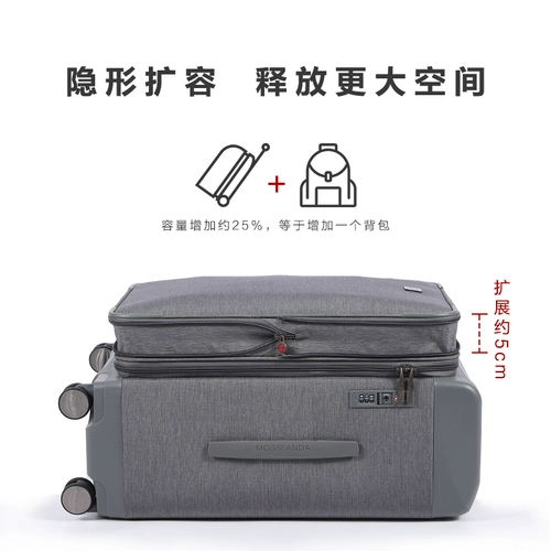 Универсальный чемодан, ткань оксфорд, 20 дюймов, 24 дюймов