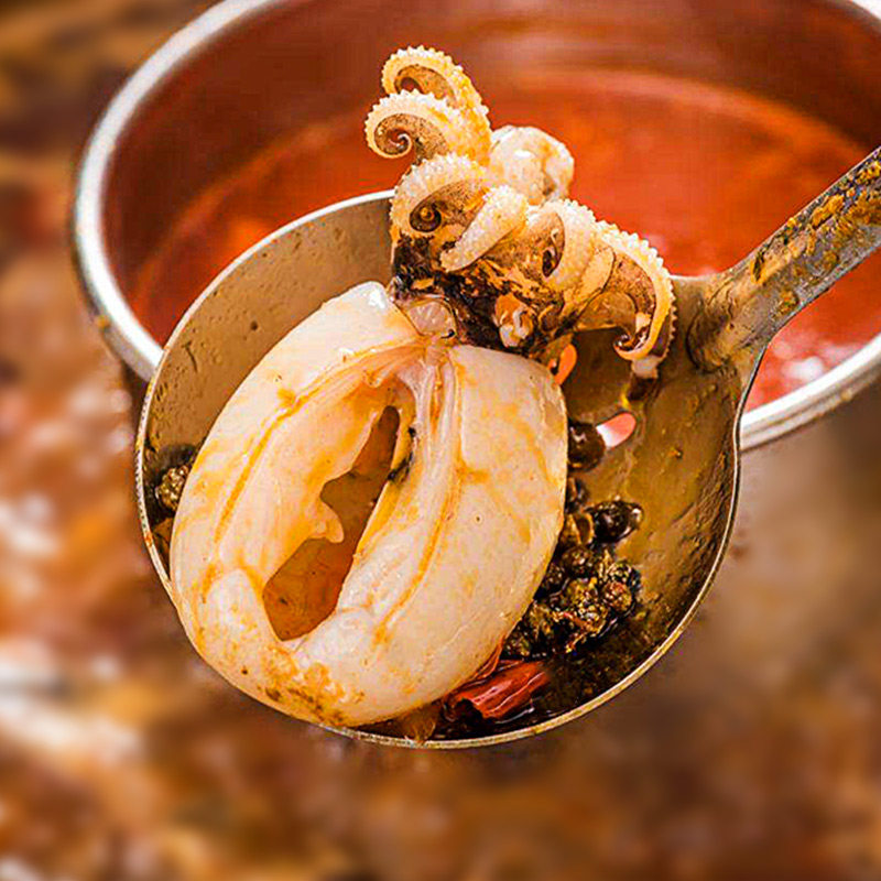 鲜美来火锅墨鱼仔200g小墨鱼海鲜火锅食材小乌贼新鲜墨斗鱼去内脏