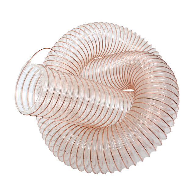 Copper-plated steel wire hose wear-resistant air pipe