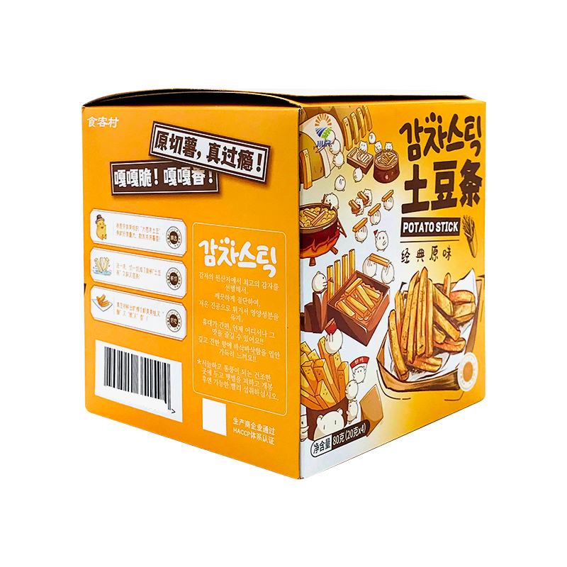 【4小包】裸价临期九日牌土豆条80g原味休闲食品零食小吃-图1