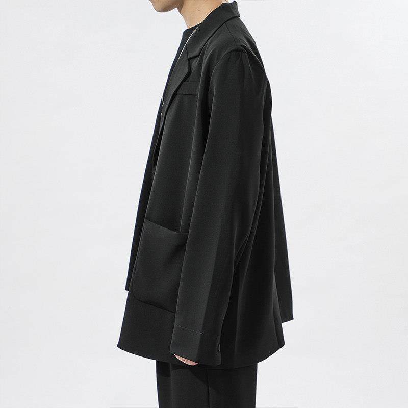 休闲西装外套男秋冬季韩版潮流宽松dk制服长袖上衣服男痞帅小西装,淘宝优惠券,粉丝福利购,淘宝优惠卷