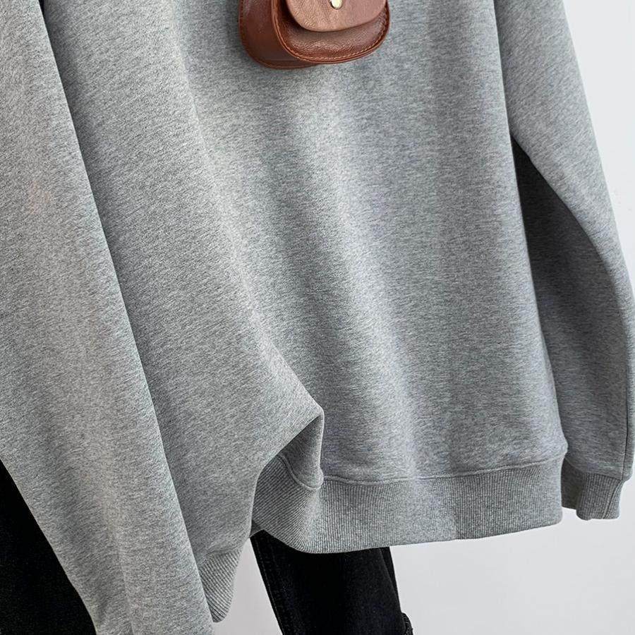 法国Rixo Rane ?灰色斜肩宽松慵懒风露肩卫衣女套头长袖上衣外套,淘宝优惠券,粉丝福利购,淘宝优惠卷