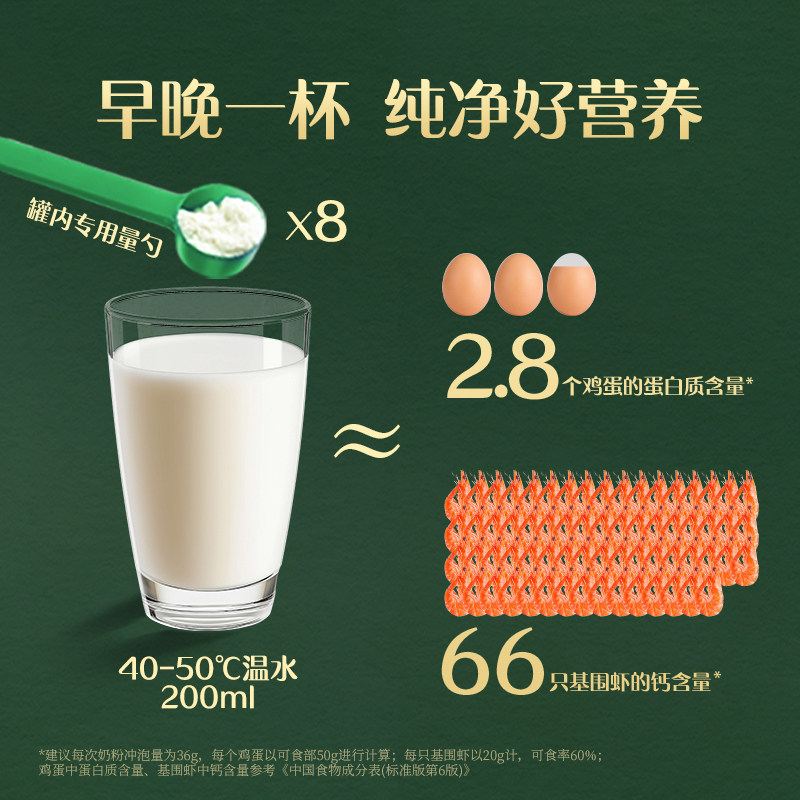 认养一头牛黑土纯牛奶粉成人奶粉中老年全家高钙高蛋白营养品送礼