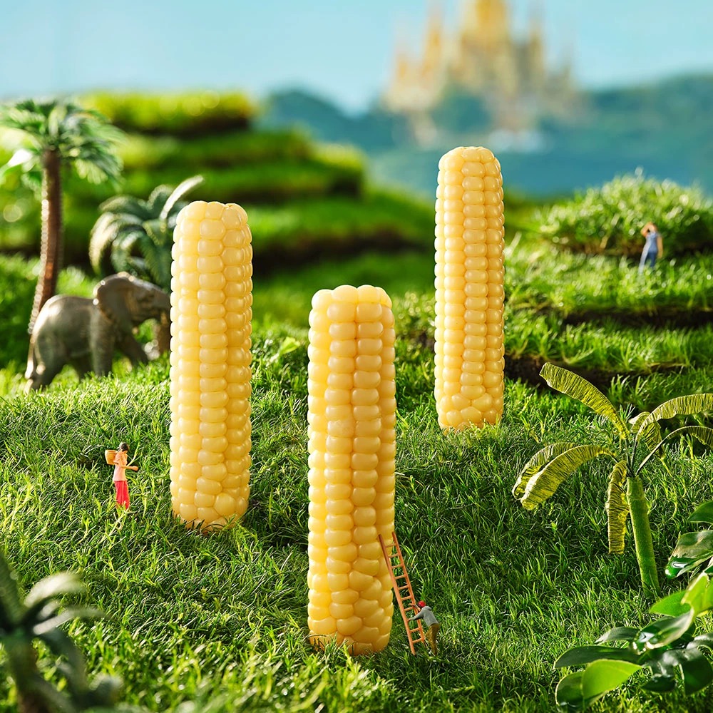 代购盒马工坊西双版纳拇指小玉米600g/袋清甜软糯 独立小包装