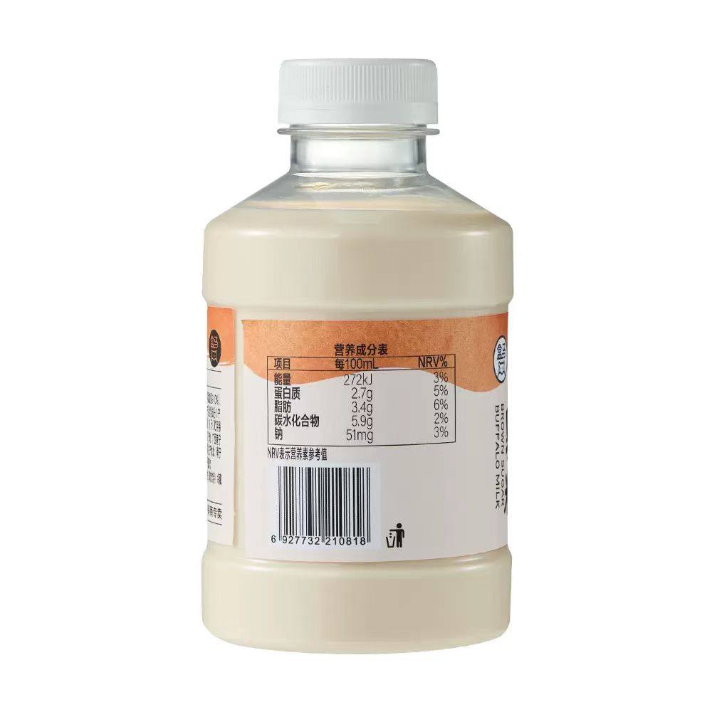 盒马代购黑糖水牛乳450ml冷藏生水牛乳黑糖浓郁醇厚调制乳饮料,淘宝优惠券,粉丝福利购,淘宝优惠卷