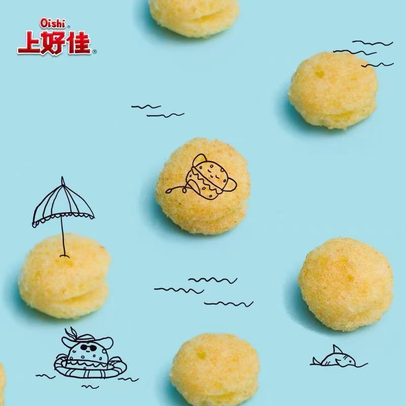 【童年回忆】上好佳6g玉米卷汉堡球田园泡混合休闲零食独包分享装,淘宝优惠券,粉丝福利购,淘宝优惠卷