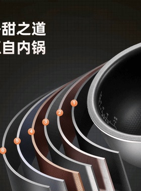 苏泊尔4-5L蓝钻球釜多功能电饭煲