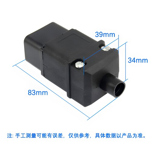 服务器用IEC320-C19插座UPS插头 PDU电源接线 三横孔16A c19 c20 - 图0