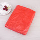 Thickened tablecloth disposable dining tablecloth red transparent