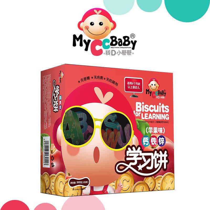 我d小蔡蔡学习组合6个月以上饼干 myccbaby我d小蔡蔡磨牙棒/饼干