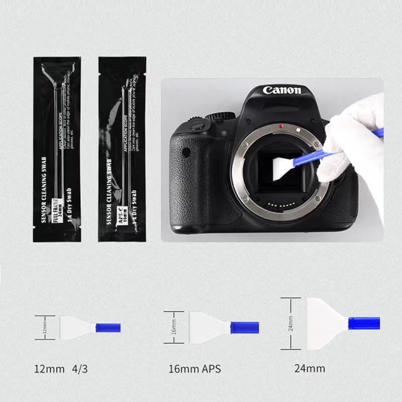 单反相机清洁套装aps-c画幅传感器清洁棒佳能尼康全画幅cmos清洁-图2