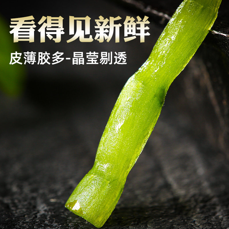 正品霍山铁皮鲜条1斤新鲜特级枫斗 黑石渡石斛/枫斗
