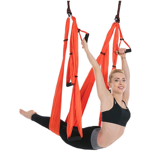 Подвеска Air Yoga Home Home Beginner Accessories Accessories Фиксированный диск, кровать, цветная ткань, давая учебное пособие по средней йоге