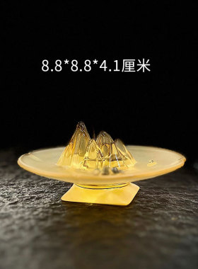 琉璃香山香插摆件居家客厅茶室桌面装饰室内熏香熏香香座用品