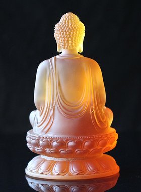 古法琉璃家居供奉药师佛