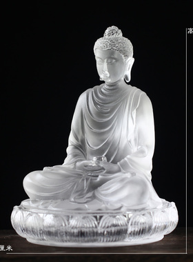 琉璃释迦摩尼佛像佛具用品摆件